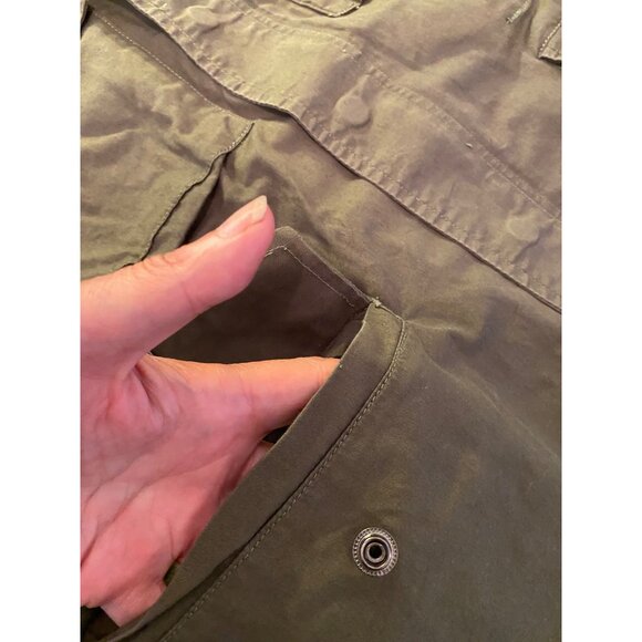 REUNION Outfitters Vest Jacket Army Green Patches Medium - Picture 7 of 11
